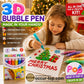 💥LAST DAY BUY 1 GET 1 FREE!!🎁🔮Magic Pen – Draw 3D with one stroke!🎄DIY Bubble Magic Drawing Pens 7