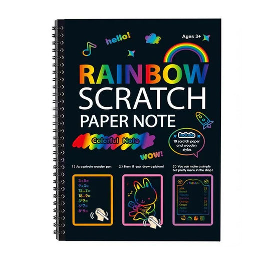 🔥Christmas Big Sale🌈✍️Rainbow Magic Scratch Paper