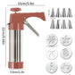 🔥HOT SALE 49% OFF🔥Stainless Steel Cookie Pres with 13 Discs & 8 Nozzles
