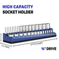 Precision magnetic socket holder set
