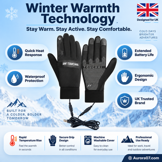🧤 USB-Powered Heated Winter Gloves