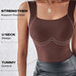 💐Women's U Neck Tank Tops with Built-In Bra