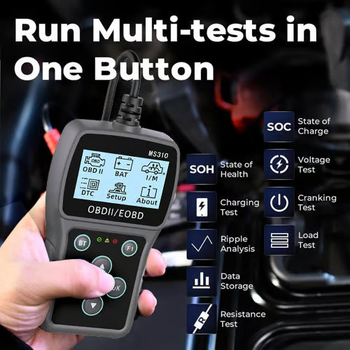 🔥New Hot Selling❤️‍🔥 BT100 Car Battery Tester 12V Load Tester