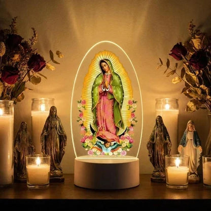 🛒 60% OFF NOW! 🎄 Jesus 3D Night Light – Religious Gift with Remote, 7 Color Changing & Warm White Mode ✨🕊️