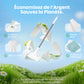 🧹 Serpillère Réutilisable – Pince Biomimétique Auto-Serrante, Manche Télescopique 100 cm, Rotation 360° & Écologique (Multi-Surfaces) !