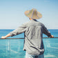 Folded Fishing Straw Hat-Handmade