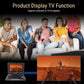9.8 Inch Portable DVD Player, Full HD 1080P Playback, Swivel Screen, Dual Speakers, Remote Car DVD Player Support USB Input AV Output Multiple Disc Formats, Black (SanpylerFJft-13)