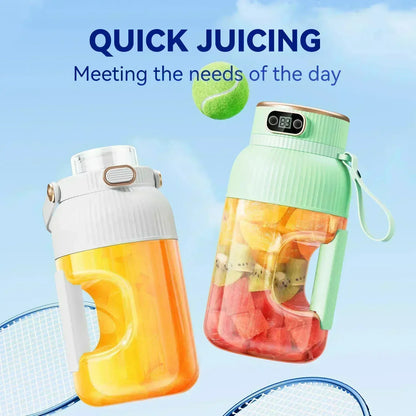 🍹New arrival 50% OFF!🍊2-in-1 juicer cup 🍹 Drink directly after juicing. Large capacity, digital screen, multi-blade design. Portable and a must-have for the gym and outdoors 🏋️