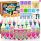 🦄Timetome DIY Squishy Maker Kit for Kids Ages 3+ | Magic Water Elf Gel Toy Set with 20 Gels & 10 Molds, Glitter Glow Sensory Craft Activity for Creative Play