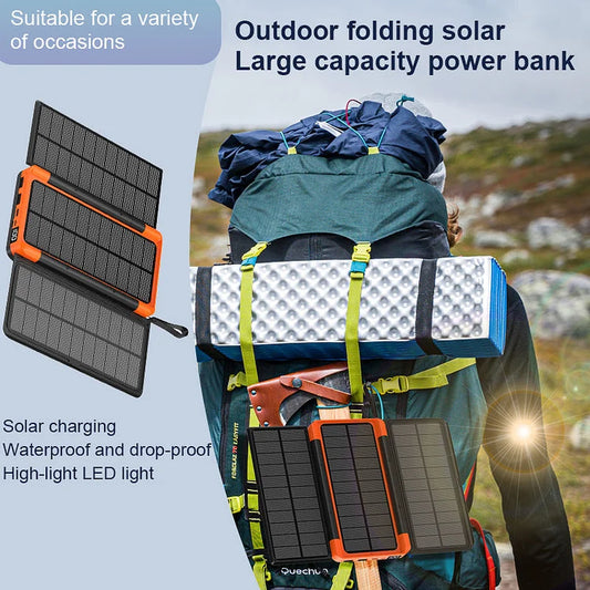 🥰 Limited Time 50% Off 🎁Outdoor Foldable Large Capacity Solar Charger