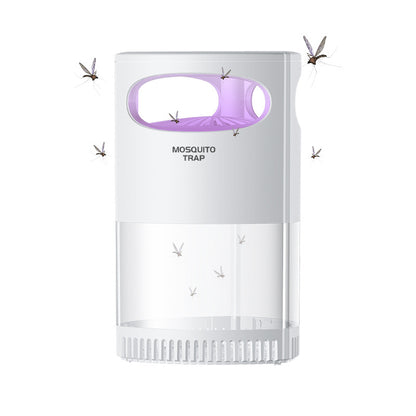UV Light Mosquito Trap Lamp, Ultra Quiet 30dB Insect Catcher with Strong Suction, Chemical Free Safe for Kids Pets, Indoor Bedroom Mosquito Killer