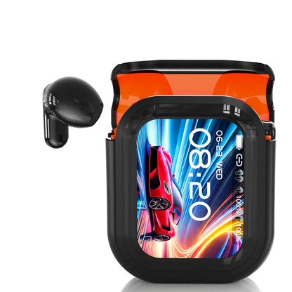 🔥Last day: 60% discount! ⏰AI True Wireless Gaming Headset for Bluetooth 6.0 LCD Display HD Sound Quality Fashionable Earbuds Headphones Noise Canceling