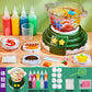 🦄Timetome DIY Squishy Maker Kit for Kids Ages 3+ | Magic Water Elf Gel Toy Set with 20 Gels & 10 Molds, Glitter Glow Sensory Craft Activity for Creative Play