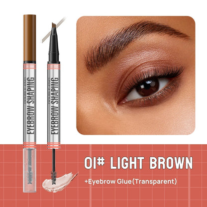 🔥2-in-1 Brow Pen and Sealing Brow Gel for Real Fuller Eyebrows🥳