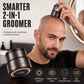⚡ LIMITED-TIME 50% OFF! 🪒 2-in-1 Smart Head Shaver & Beard Trimmer – Easy Grooming, Rinsable Head & Digital Display 🔥