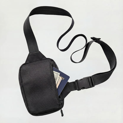 🎒50% OFF NOW ! ✨Upgraded 2.0 Travel Sling Bag – Anti‑Theft RFID Blocking 500D Nylon Crossbody Chest Bag for Daily Commute & Outdoor Trip