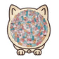 🎁Christmas Sale 50% OFF🎅135-Piece Morandi-Colored Cat Shaped Wooden Jigsaw Puzzle