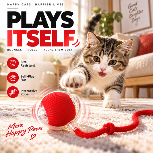 🐾 Smart Automatic Rolling Pet Ball