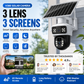 🔥2026 New upgrade & hot sale🔥Wireless solar-powered outdoor security cameras with dual lenses