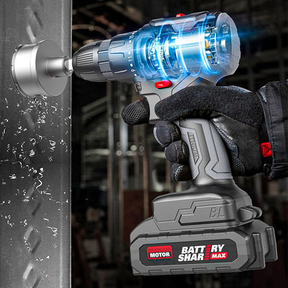 Practical Gift! Multipurpose Electric Drill & Screwdriver Kit