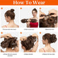 🔥50% OFF🔥Messy Side Comb Clip In Bun Hair Accessory