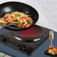 3500-watt induction cooktop with concave design - 10 temperature levels (200W-3500W), IPX4 waterproof, fast heating for all pan shapes, includes overheat protection