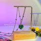 💖 Thermochromic Heart Necklace: Color-Changing Pendant, Magnetic Clasp, Copper