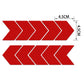 Car Reflective Arrow Stickers