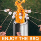 Outdoor Wood Burning Portable Fire Pit