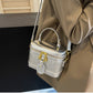 Luxury Top-Handle Vanity Case Crossbody Bag