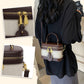 Luxury Top-Handle Vanity Case Crossbody Bag