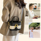 Luxury Top-Handle Vanity Case Crossbody Bag