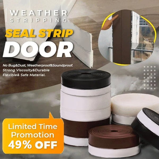 🏆 Last Day Special Price ＄16.98! 🎁Weather Stripping Door Seal Strip (5M/16.4FT)