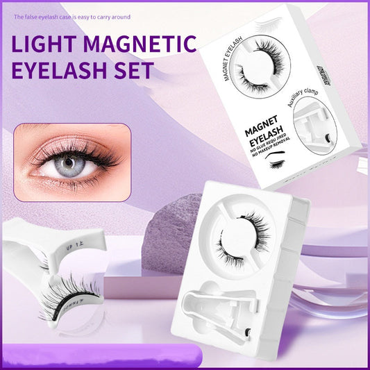 Reusable Magnetic Eyelashes with Applicator