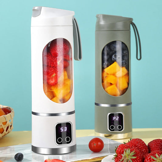 🥤✨ Portable Cordless Juicer – 50% OFF! 450ml capacity, 30-second blending, digital battery display – fresh smoothies anywhere. 🍓