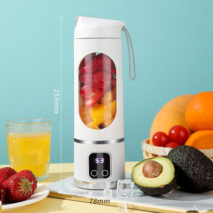 🥤✨ Portable Cordless Juicer – 50% OFF! 450ml capacity, 30-second blending, digital battery display – fresh smoothies anywhere. 🍓