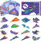 ✈️ 50% OFF NOW! 🧩 DIY Paper Airplane Set - Fold & Launch 10 Models, Educational STEM Fun for Kids Aged 6-12 🎯📦