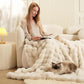 Hot Sales - 🔥🔥50% OFF🔥🔥🛏️Thickened rabbit plush&milk velvet cover blanket
