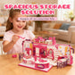 2-in-1 Portable Dollhouse Travel Bus