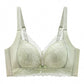 Women's Breathable Wire-Free Lace Minimizer Bra