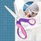 🧵 LIMITED TIME 50% OFF! Premium Stainless Steel Pinking Shears – Ergonomic Soft-Grip, Zigzag Cut ✂️