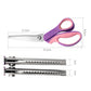 🧵 LIMITED TIME 50% OFF! Premium Stainless Steel Pinking Shears – Ergonomic Soft-Grip, Zigzag Cut ✂️