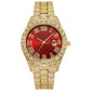 Men's Fashion Rhinestone Quartz Watch