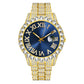 Men's Fashion Rhinestone Quartz Watch
