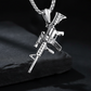 Gun Pendant Necklace for Men