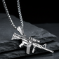 Gun Pendant Necklace for Men
