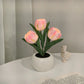 🔥LED Tulip Night Light Flower Table Lamp🌷✨