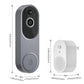 🔔🚪Smart Home Wireless HD Video Doorbell & Chime🛡️📹