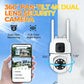 ⏰ Now only 50% off!🔍360° Pan-Tilt 4K Dual-Lens Security Camera – Outdoor Wi-Fi Surveillance Camera