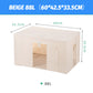 Large-Capacity Foldable Organizer Bags with Clear Windows